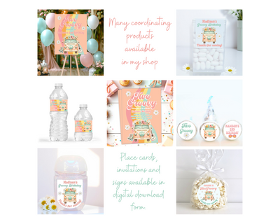 Two Groovy Theme 2nd Birthday Tic Tac Favor Labels - GRO200 - LABELS ONLY :) (Copy) - Thatsawrapfavors