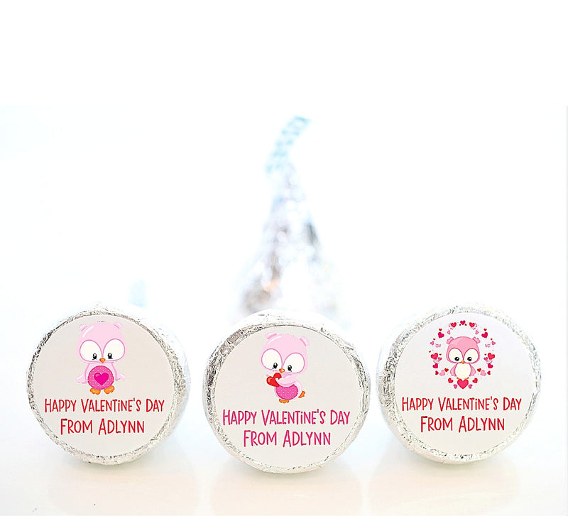 Valentine Hershey Kiss Stickers - VAL001 - STICKERS ONLY :) - Thatsawrapfavors