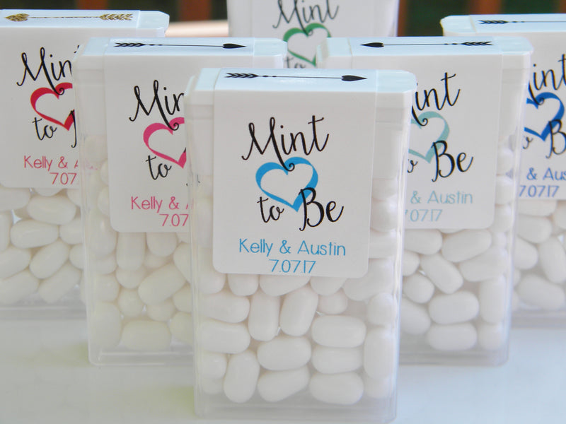 Mint to Be Wedding Tic Tac Labels - MTB200 - LABELS ONLY :) - Thatsawrapfavors