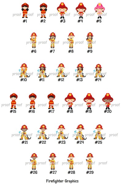 Firefighter Party Water Bottle Labels - FIR220 - LABELS ONLY :) - Thatsawrapfavors