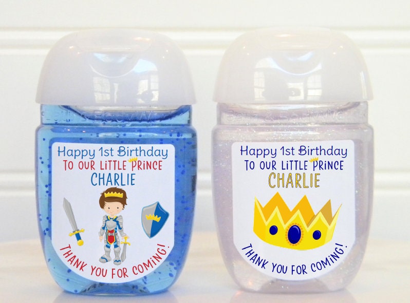 Prince Theme Birthday Hand Sanitizer Labels - PRN100 - LABELS ONLY :) - Thatsawrapfavors