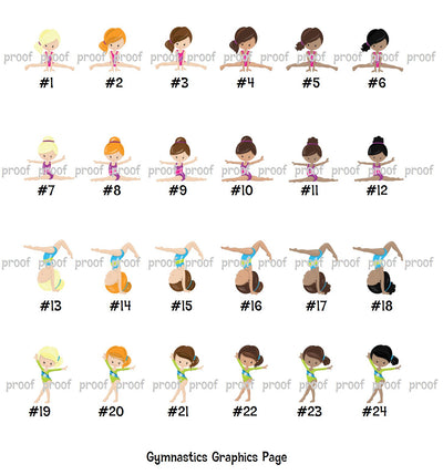 Gymnastics Theme Birthday Party Hand Sanitizer Labels - GYM111 - LABELS ONLY :) - Thatsawrapfavors