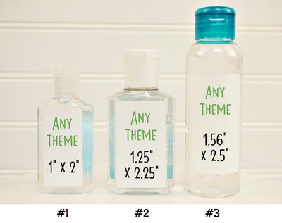 Staches or Lashes Theme Gender Reveal Hand Sanitizer Labels - Several Size Options - SOL140 - LABELS ONLY :) - Thatsawrapfavors