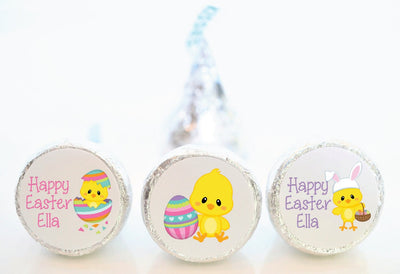 Easter Hershey Kiss Sticker Favors - EAS001 - STICKERS ONLY :) - Thatsawrapfavors