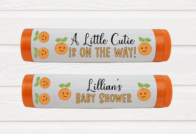 Cutie Theme Baby Shower Lip Balm Favor Label - CUT240 - LABELS ONLY - Thatsawrapfavors