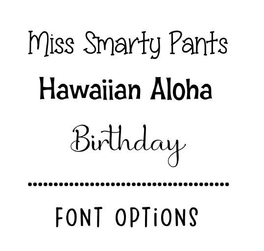 Hawaiian Luau Theme Birthday Tic Tac Labels - HAW200 - LABELS ONLY :) - Thatsawrapfavors