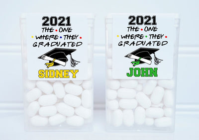 Graduation Party Tic Tac Labels - Several Color Options - GRD203 - LABELS ONLY :) - Thatsawrapfavors