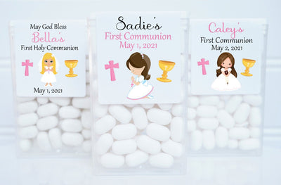 First Communion Tic Tac Labels - FCC201 - LABELS ONLY :) - Thatsawrapfavors