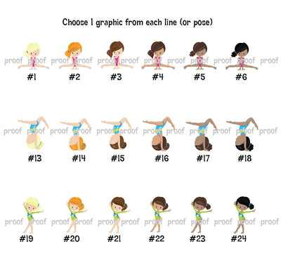 Gymnastics Theme Birthday Party Hand Sanitizer Labels  - You Choose 3 Graphics - GYM102 -LABELS ONLY :) - Thatsawrapfavors