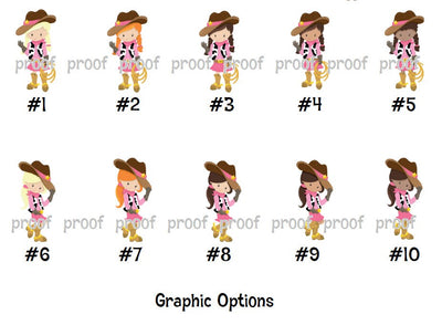 Cowgirl Theme Birthday Hershey Kiss Stickers - WES002 - STICKERS ONLY :) - Thatsawrapfavors