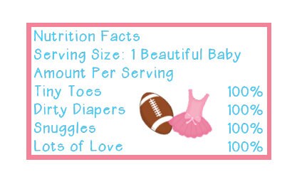Touchdowns or Tutus Gender Reveal Baby Shower Water Bottle Labels - TOT220 - LABELS ONLY :) - Thatsawrapfavors