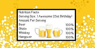 Cheers and Beers Theme Birthday Party Water Bottle Labels - LABELS ONLY :)  CNB220 - Thatsawrapfavors